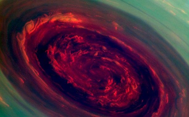 Saturn Polar Cyclone