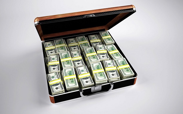 Cash Packed Briefcase