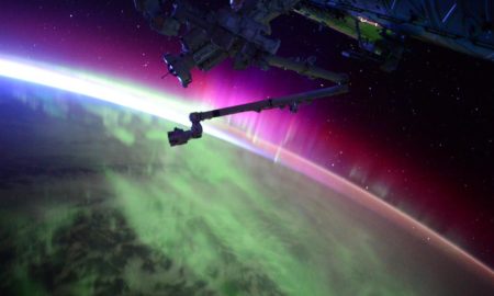 Aurora Borealis From Space