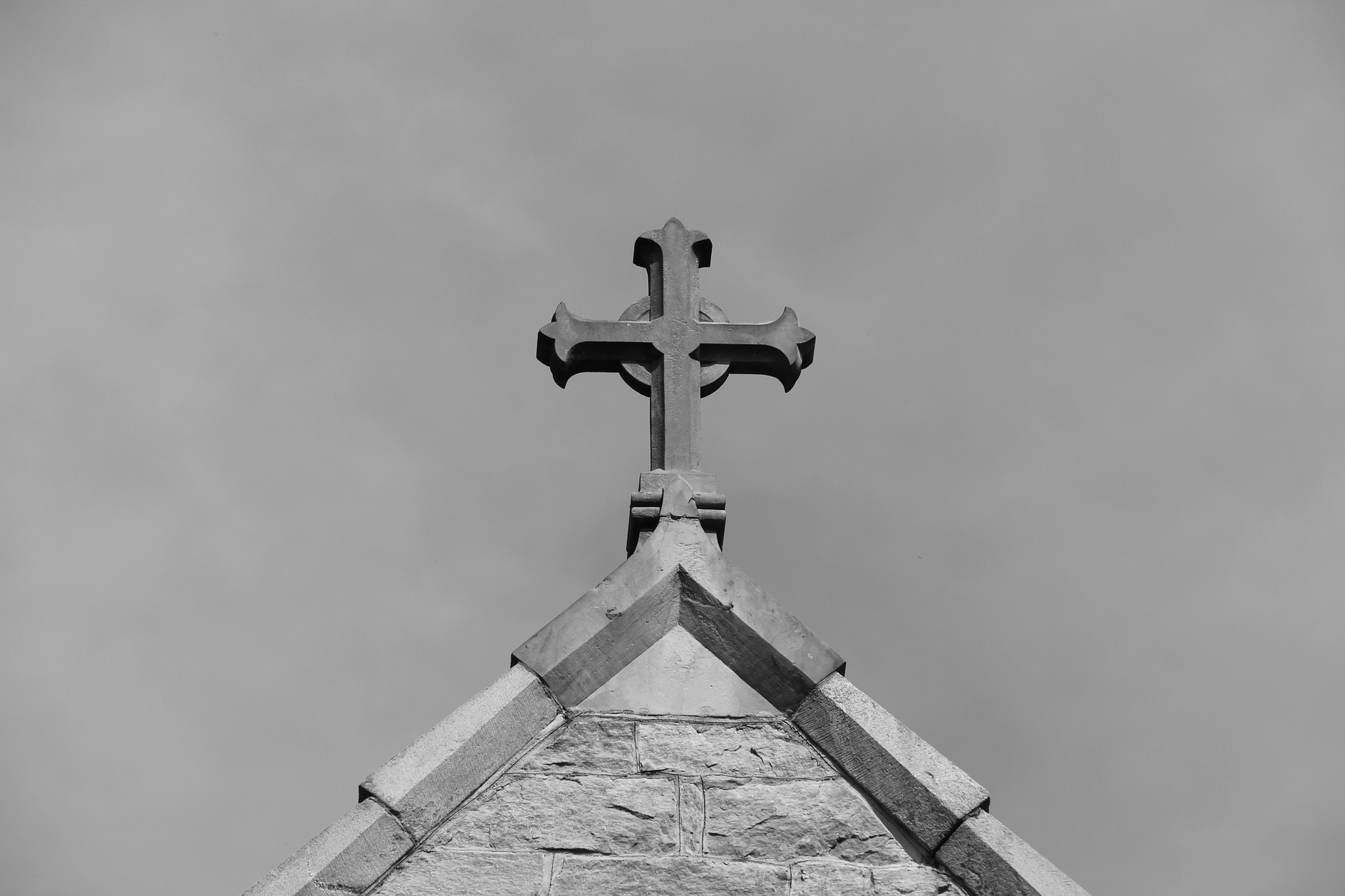 Cross On Top Of Church