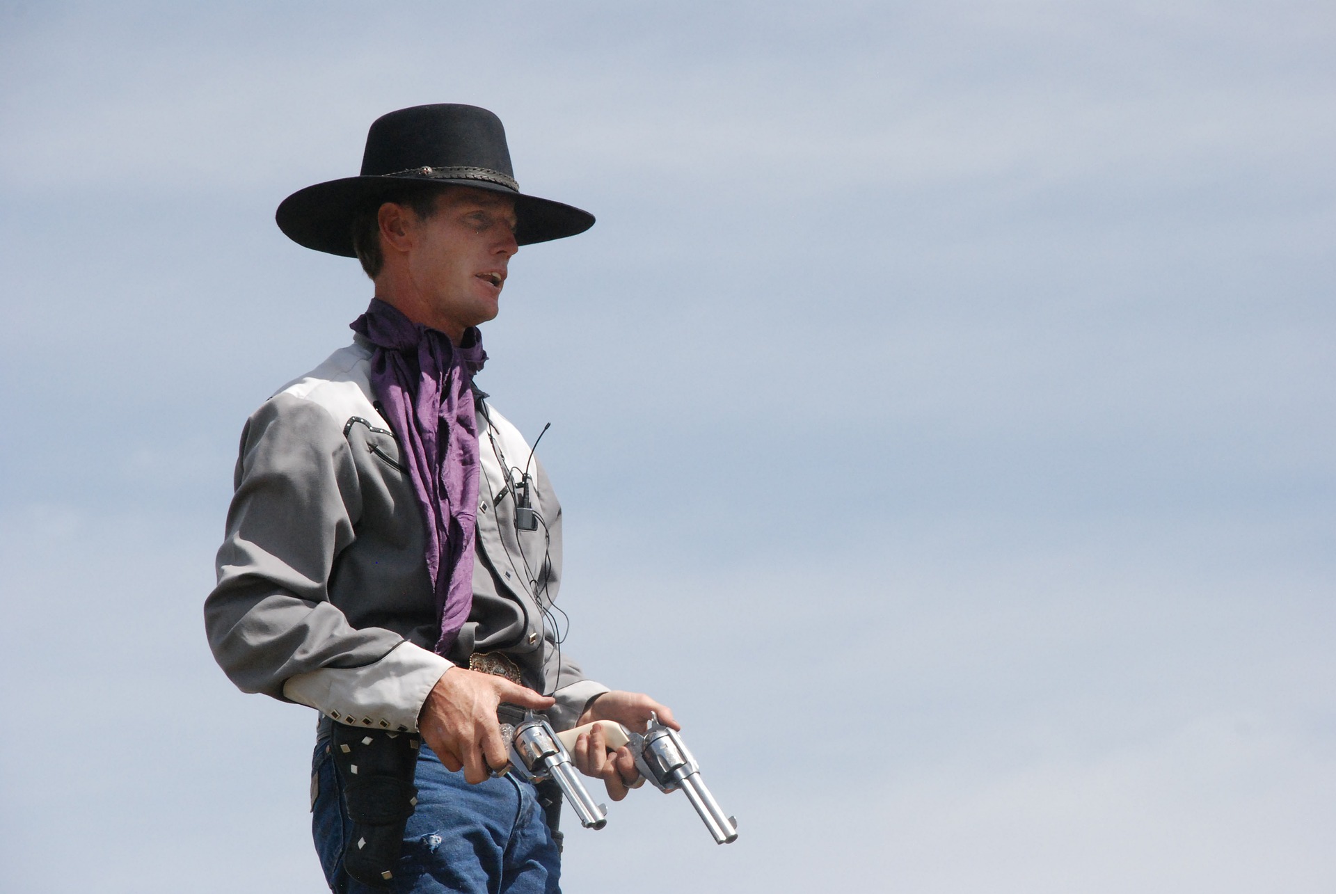 Cowboy Shooting Guns