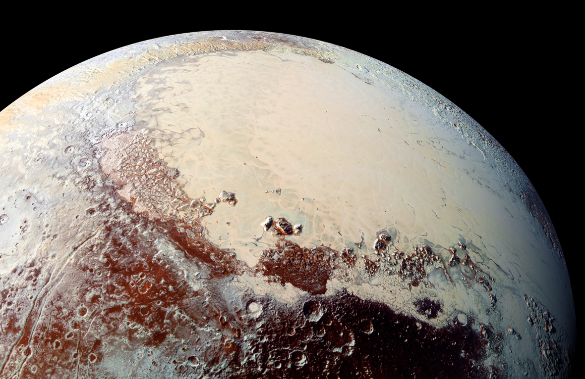 Pluto’s Brilliant ‘Heart’, Courtesy Of NASA