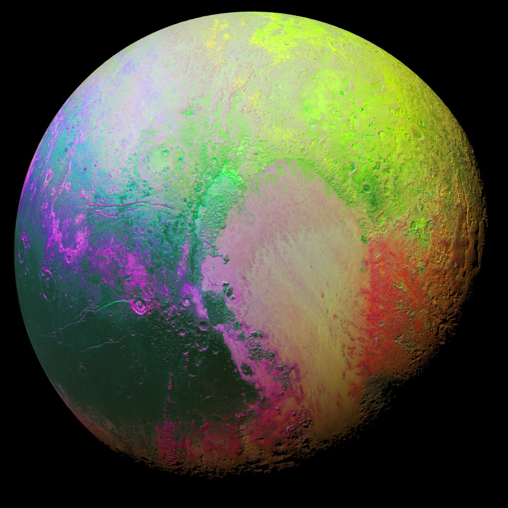 Trippy New Horizons Pluto Image