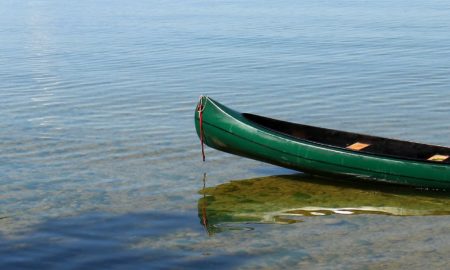Canoe In The Water