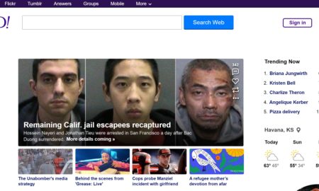 Updated Yahoo.com Homepage