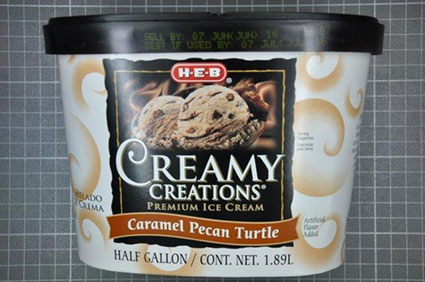 H-E-B Creamy Creations Caramel Pecan Turtle Ice Cream
